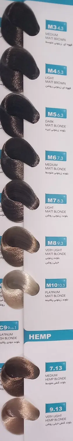 رنگ مو مرلین - لوزام آرایشی بهداشتی بهنام