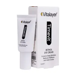 کرم دور چشم رتینول تایم ویت ویتالیر Vitalayer - لوزام آرایشی بهداشتی بهنام