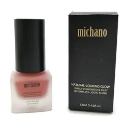 رژگونه مایع میچانو در 5 رنگ - لوزام آرایشی بهداشتی بهنام