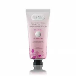 كرم مرطوب كننده دست و صورت دیپ سنس حاوی گلاب مناسب انواع پوست - لوزام آرایشی بهداشتی بهنام