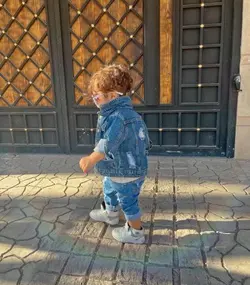 خرید و قیمت کت و شلوار جین زاپدار - بانی بی بی