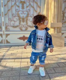 خرید و قیمت کت و شلوار جین زاپدار - بانی بی بی