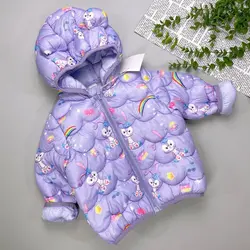 مشخصات، قیمت و خرید کاپشن شمعی دخترانه گوش دار - بانی بی بی