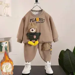 مشخصات، قیمت و خرید ست بلوز دورس خرس برجسته کلاهدار و شلوار - بانی بی بی