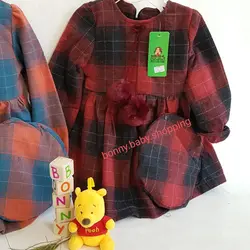 مشخصات، قیمت و خرید پیراهن پشمی دخترانه با کلاه - بانی بی بی