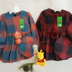 مشخصات، قیمت و خرید پیراهن پشمی دخترانه با کلاه - بانی بی بی