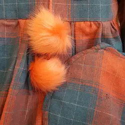 مشخصات، قیمت و خرید پیراهن پشمی دخترانه با کلاه - بانی بی بی