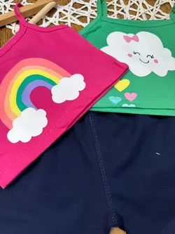 مشخصات، قیمت و خرید ست نیم تنه و شلوارک پاپیونی - بانی بی بی