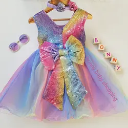 خرید و قیمت ست پیراهن فانتزی دخترانه و گلسر - بانی بی بی