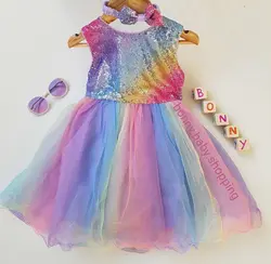 خرید و قیمت ست پیراهن فانتزی دخترانه و گلسر - بانی بی بی