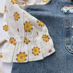 شومیز گلدار و بیلر لی