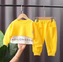 بلوز مدل نیم تنه و شلوار دخترانه اسپرت