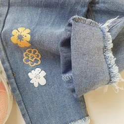 بلوز و شلوار گلدار دخترانه آستین پفکی