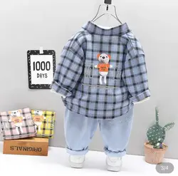 سه تیکه خرس پیراهن چهارخانه