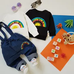 ست دو تیکه بلوز و بیلر رنگین کمان