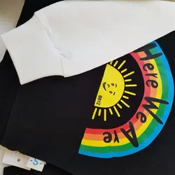 ست دو تیکه بلوز و بیلر رنگین کمان