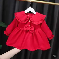 خرید و قیمت پیراهن دخترانه یقه دلبر - بانی بی بی