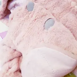 پالتو خرگوش خز به همراه کیف