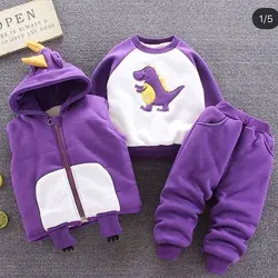 سه تیکه داخل خز دایناسور بنفش