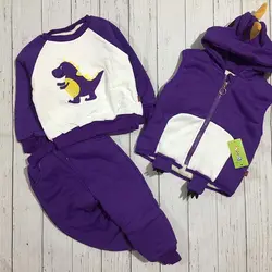 سه تیکه داخل خز دایناسور بنفش