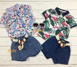 تیشرت و شلوارک هاوایی پسرانه