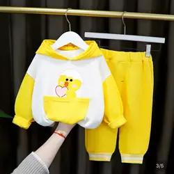 ست هودی و شلوار پسرانه مدل جوجه ای - بانی بی بی