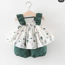 تاپ و شلوارک وارداتی طرح کاکتوس