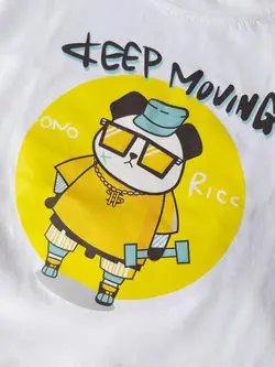 مشخصات، قیمت و خرید ست تیشرت پاندا و شلوارک جین - بانی بی بی