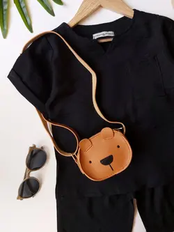 مشخصات، قیمت و خرید ست تیشرت و شلوارک مشکی - بانی بی بی