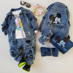 کت و شلوار جین میکی موس