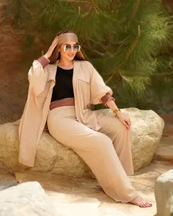 ست دو تیکه مانتو و شلوار