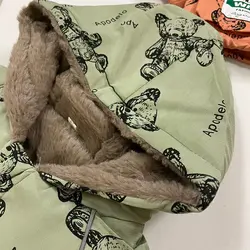 خرید و قیمت کاپشن خرسی پشمی قهوه ای - بانی بی بی