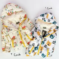 خرید و قیمت کاپشن طرح دار پشمالو - بانی بی بی