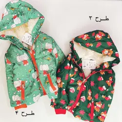 خرید و قیمت کاپشن طرح دار پشمالو - بانی بی بی