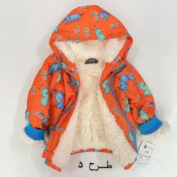 خرید و قیمت کاپشن طرح دار پشمالو - بانی بی بی