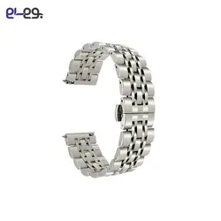 بند فلزی رولکسی ساعت هوشمند سامسونگ Stainless Steel Rolex هفت ردیف سایز 22mm
