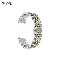 بند فلزی رولکسی ساعت هوشمند سامسونگ Stainless Steel Rolex هفت ردیف سایز 22mm