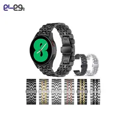 بند فلزی رولکسی ساعت هوشمند سامسونگ Stainless Steel Rolex هفت ردیف سایز 22mm