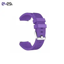 بند سیلیکونی ساعت هوشمند سامسونگ Straight Silicone طرح راه راه سایز 20mm