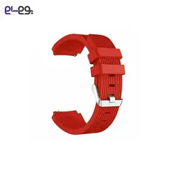 بند سیلیکونی ساعت هوشمند سامسونگ Straight Silicone طرح راه راه سایز 20mm