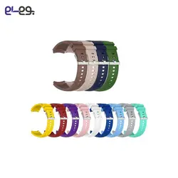 بند سیلیکونی ساعت هوشمند سامسونگ Straight Silicone طرح راه راه سایز 20mm