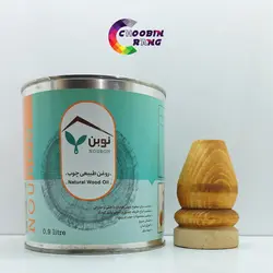 رنگ چوب طبیعی نوبن بلوطی 900 گرم - فروشگاه چوبین رنگ