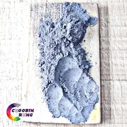 پودر صدفی نقره ای تیره 100 گرم - فروشگاه چوبین رنگ