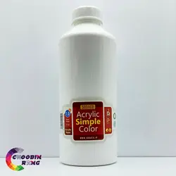 رنگ اکریلیک سفید سوداکو 1 کیلو - فروشگاه چوبین رنگ