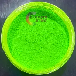 رنگ پودر فلورسنت سبز 100 گرم - فروشگاه چوبین رنگ