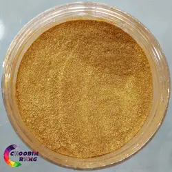 پودر طلایی روشن شاین درشت 100 گرم - فروشگاه چوبین رنگ