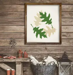 شابلون برگ (9*9) - فروشگاه چوبین رنگ