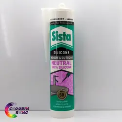 چسب آکواریوم مخصوص آینه (سیلیکون) سیستا sista (شفاف) - فروشگاه چوبین رنگ