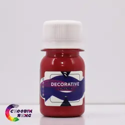 رنگ اکریلیک قرمز ساده رالکو 30 میل - فروشگاه چوبین رنگ