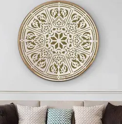 شابلون سقفی پتینه قطر 55 نصف طرح (1430) - فروشگاه چوبین رنگ